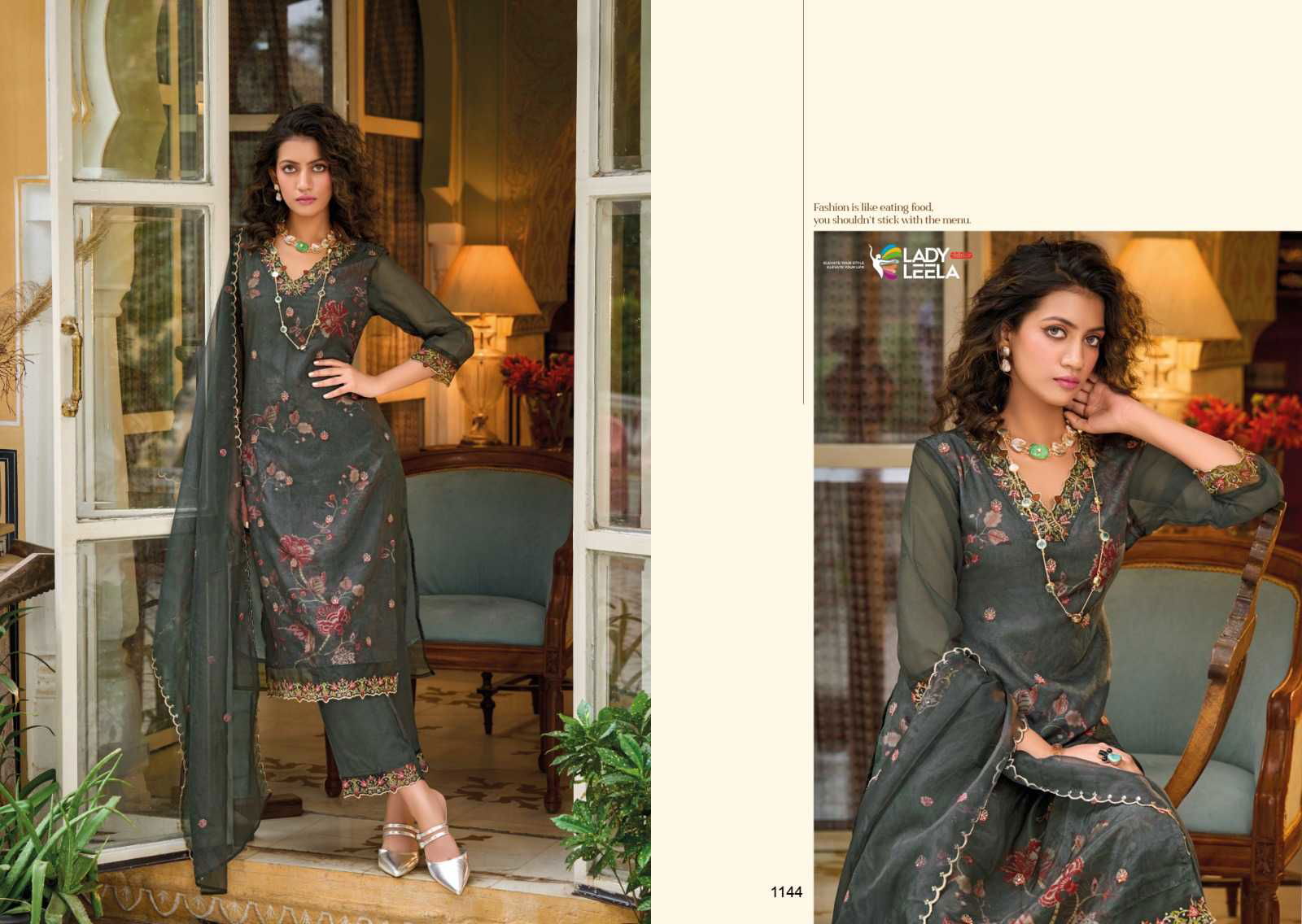 Ayesha By Lady Leela Designer Printed Kurti With Bottom Dupatta Wholesale Market In Surat